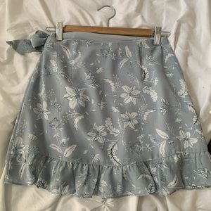 Mini wrap skirt